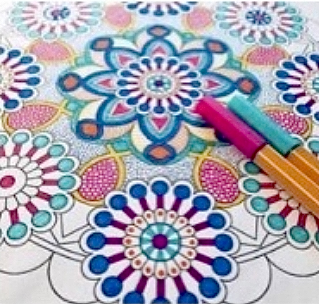 Mindfulness Colouring activity 
